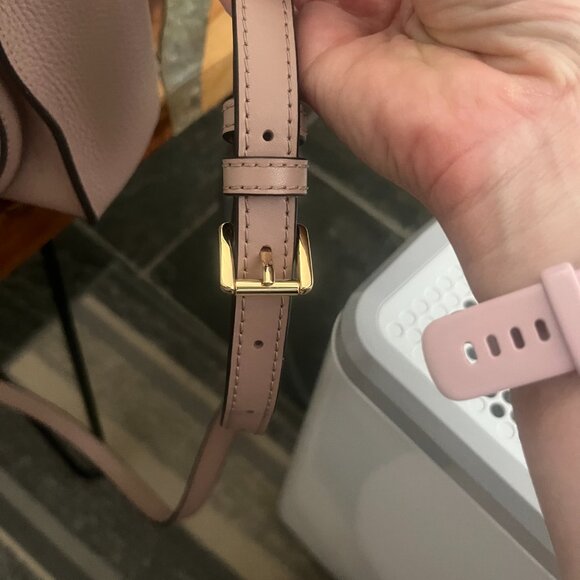 Michael Kors Kris Small Pebbled Leather Satchel - Picture 6 of 6